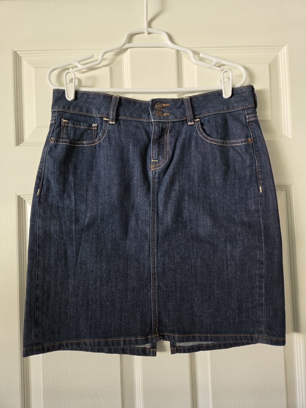Old Navy Dark Blue Denim Mini Skirt